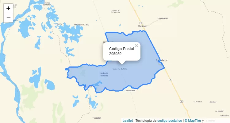 205059 ZIP Code in Colombia