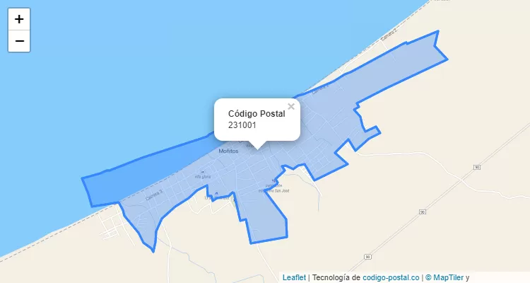 Código Postal 231001 en Colombia