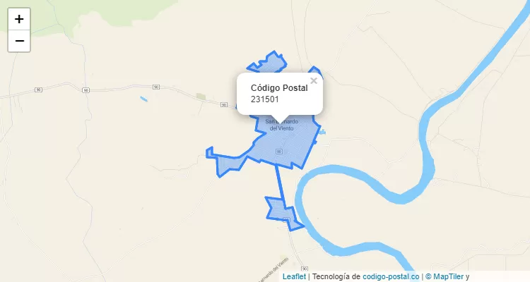231501 ZIP Code in Colombia