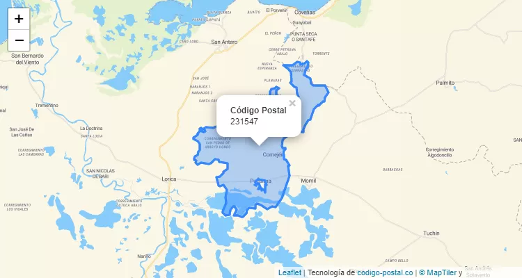 ZIP Code Neighborhood Malena, Purisima