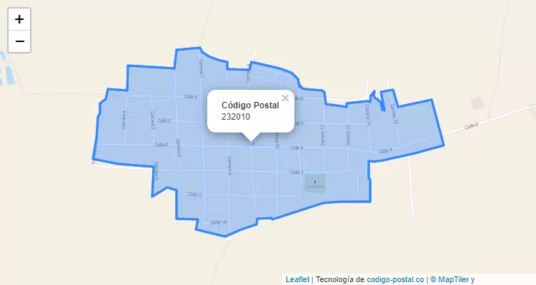 232010 ZIP Code in Colombia