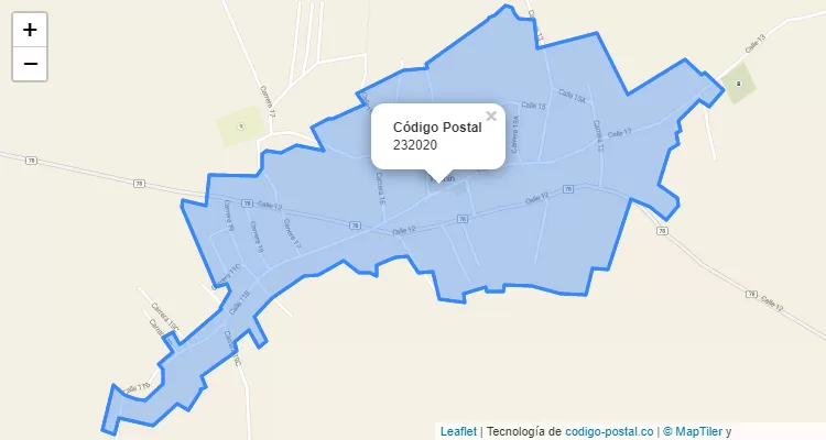 232020 ZIP Code in Colombia
