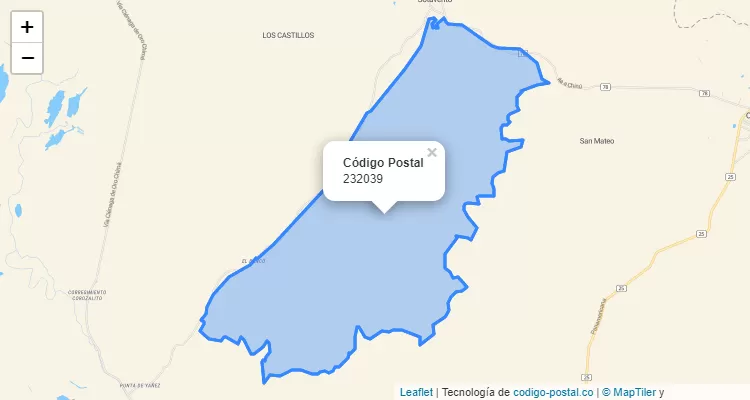 232039 ZIP Code in Colombia