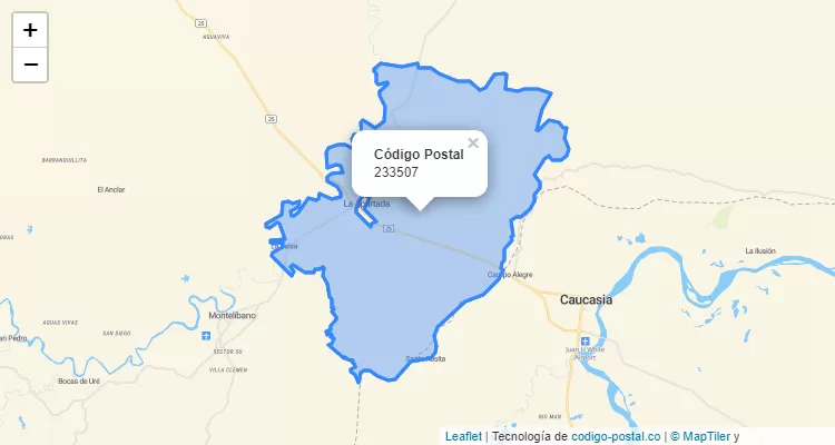 Código Postal 233507 en Colombia
