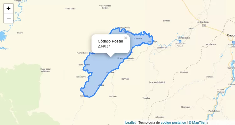 234037 ZIP Code in Colombia