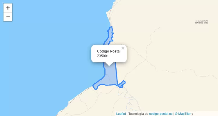 Código Postal 235001 en Colombia