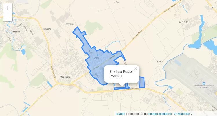 CEP Bairro Sietetrojes 1, Funza