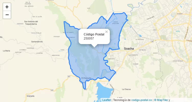 ZIP Code Neighborhood Balsillas, Soacha