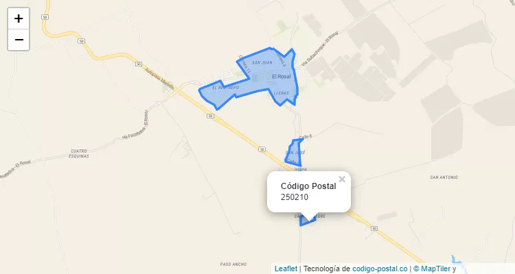 250210 ZIP Code in Colombia