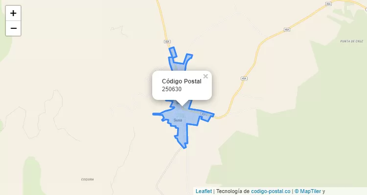 250630 ZIP Code in Colombia