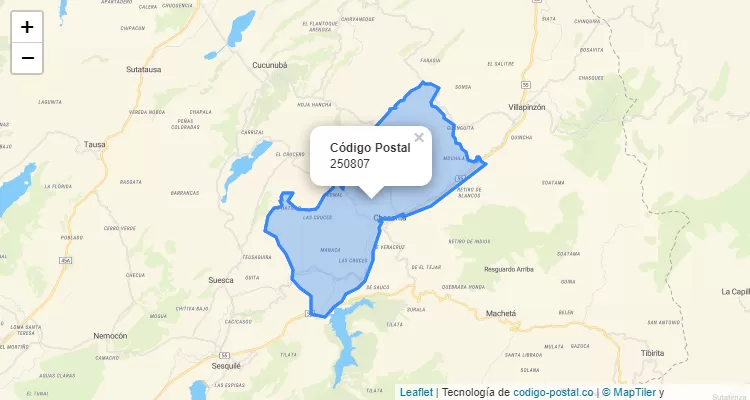 Código Postal 250807 en Colombia