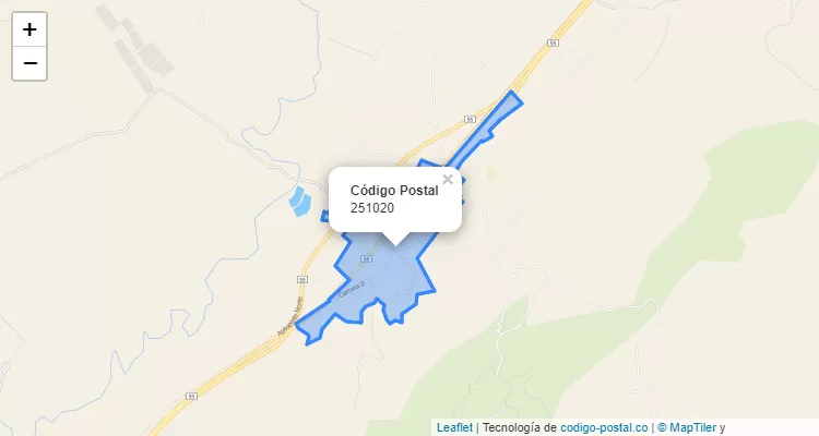 Código Postal 251020 en Colombia