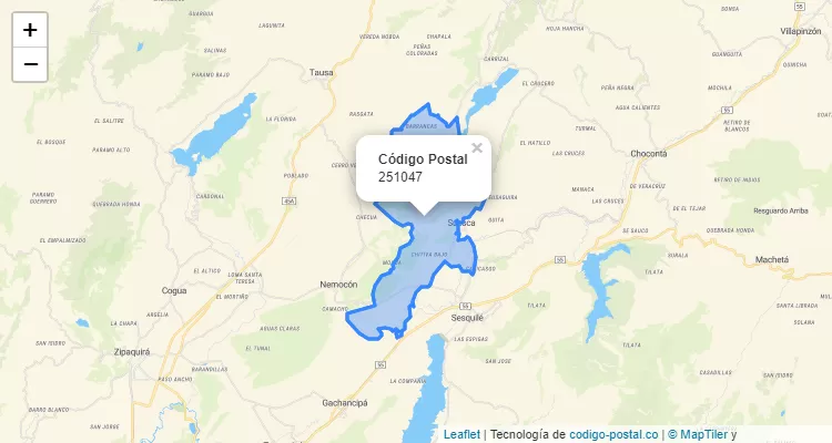 Código Postal 251047 en Colombia