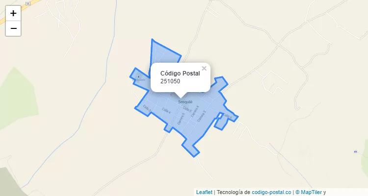Código Postal 251050 en Colombia