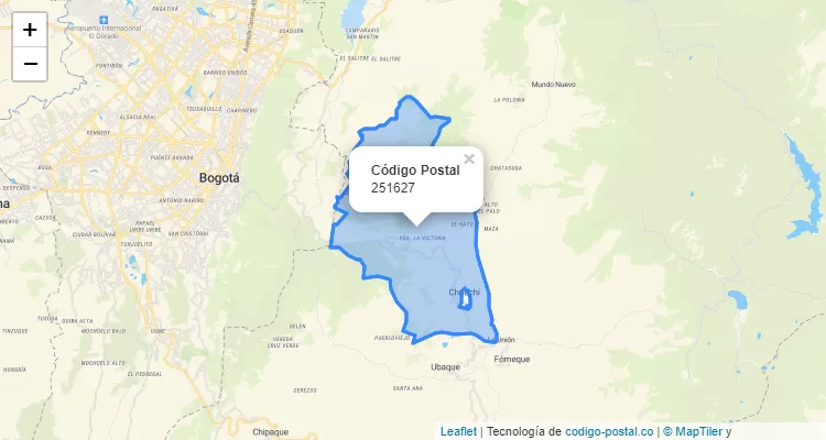 ZIP Code Neighborhood El Hato, Choachí