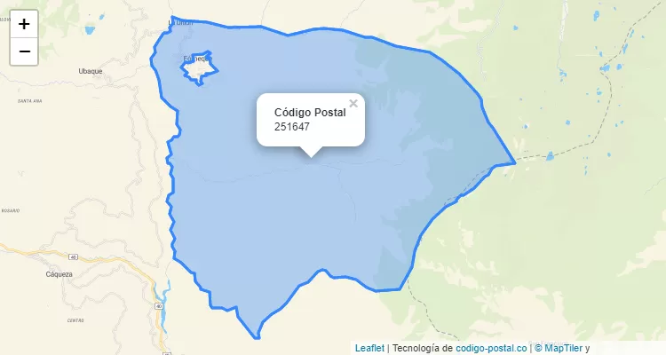 ZIP Code Neighborhood Al Pastora, Fomeque