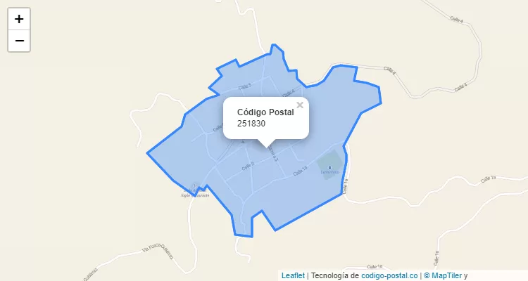Código Postal 251830 en Colombia