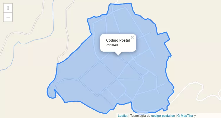 Código Postal 251840 en Colombia
