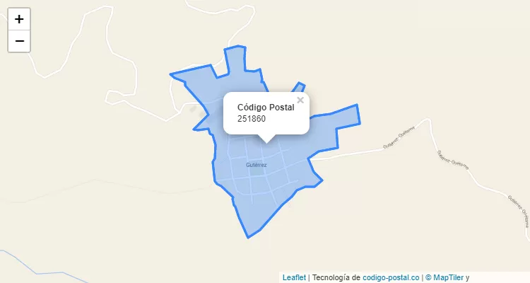 251860 ZIP Code in Colombia