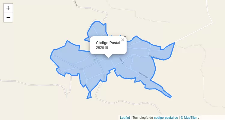 Código Postal 252010 en Colombia