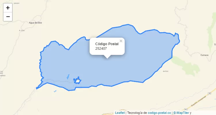 Código Postal 252407 en Colombia