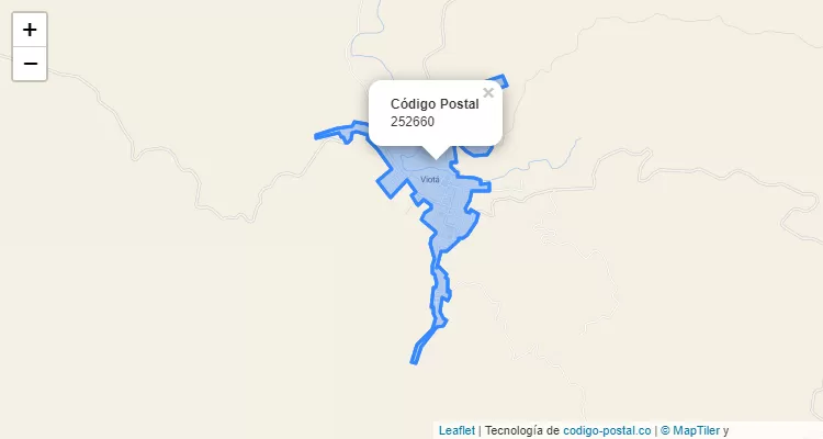 Código Postal 252660 en Colombia