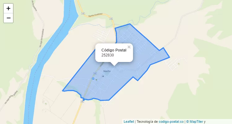 Código Postal 252830 en Colombia