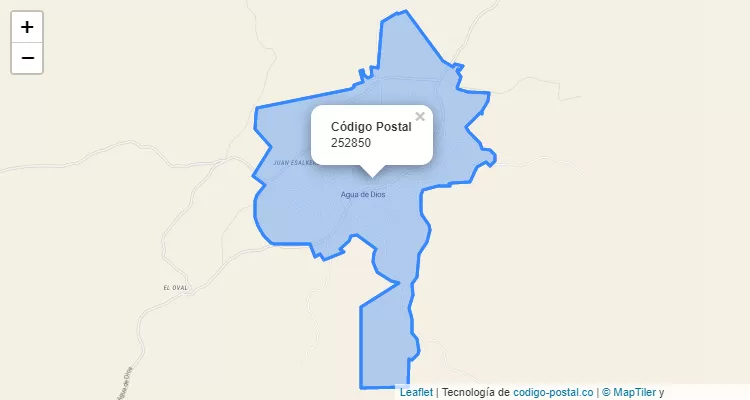 Código Postal 252850 en Colombia