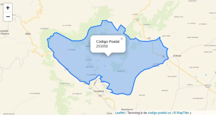 253058 ZIP Code in Colombia