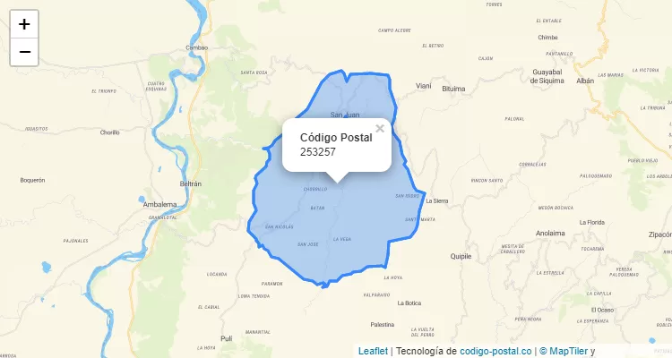 Código Postal 253257 en Colombia
