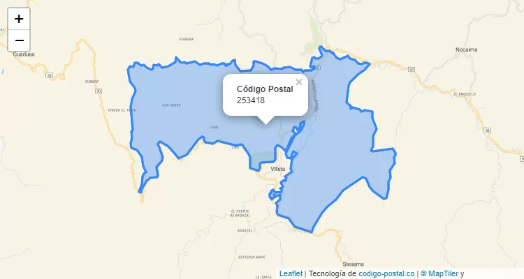 Código Postal 253418 en Colombia