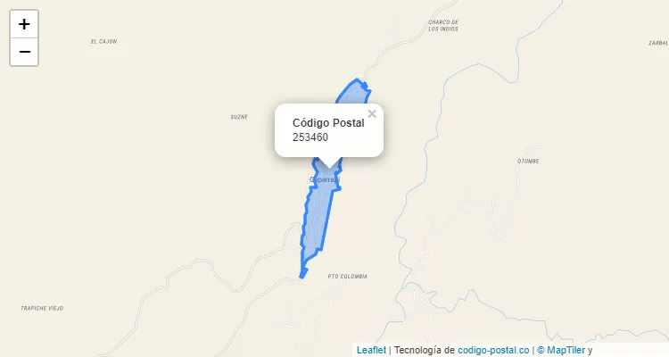 Código Postal 253460 en Colombia