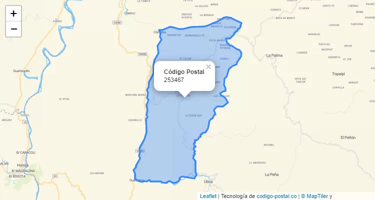 ZIP Code Neighborhood Canta Gallo, Caparrapi