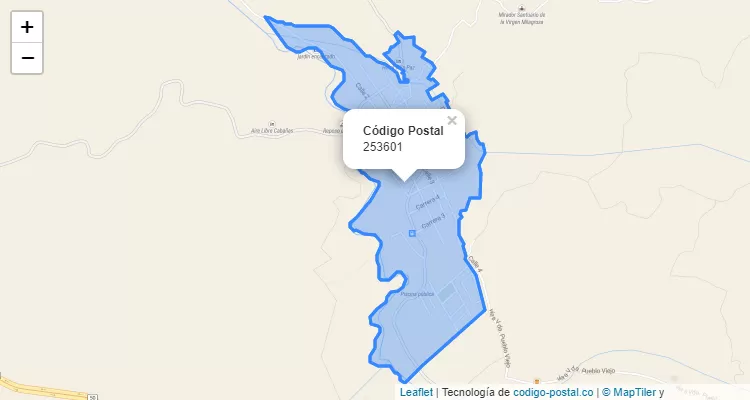 Código Postal 253601 en Colombia