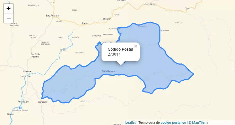Código Postal 273017 en Colombia