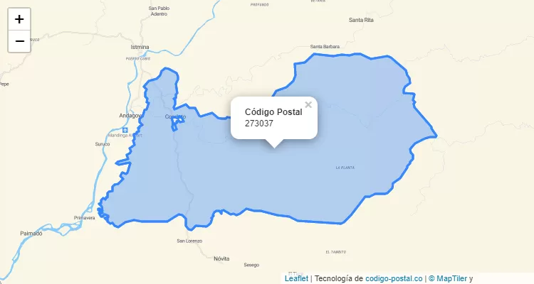 273037 ZIP Code in Colombia