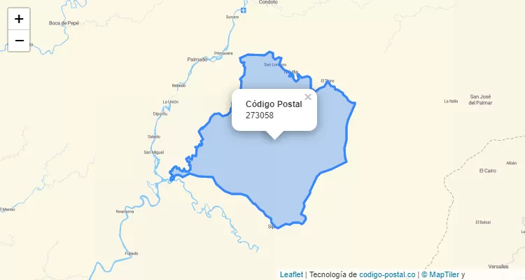 Código Postal 273058 en Colombia