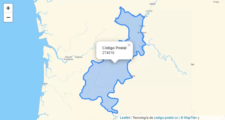 Código Postal 274018 en Colombia