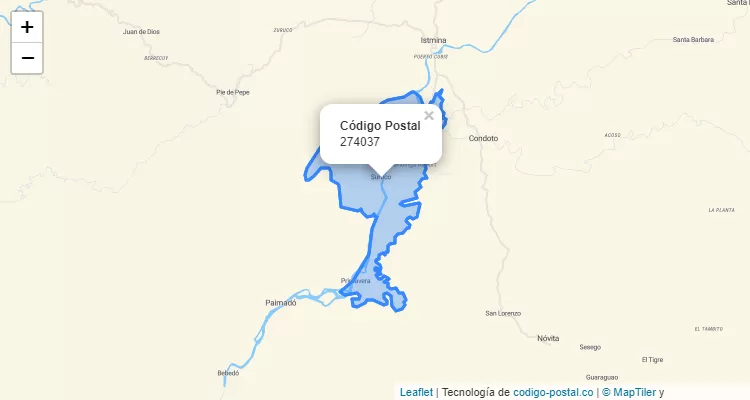 Código Postal 274037 en Colombia