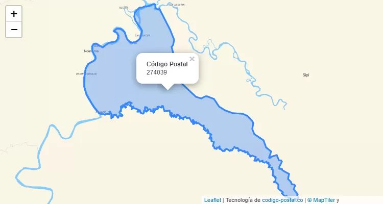 Código Postal 274039 en Colombia