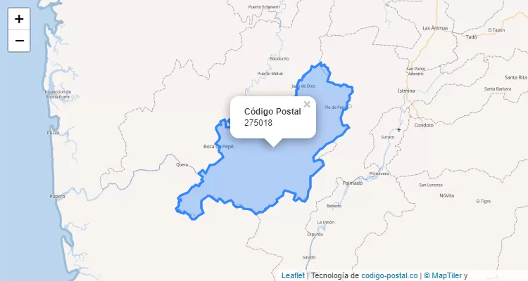 275018 ZIP Code in Colombia