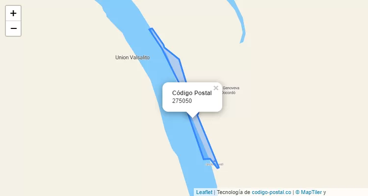 Código Postal 275050 en Colombia