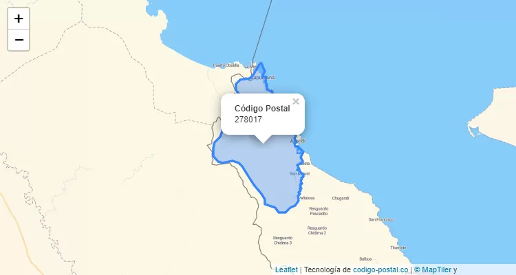 Código Postal 278017 en Colombia