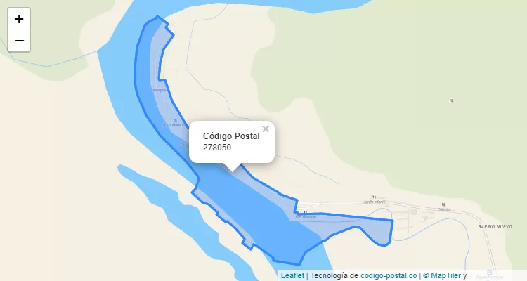 Código Postal 278050 en Colombia