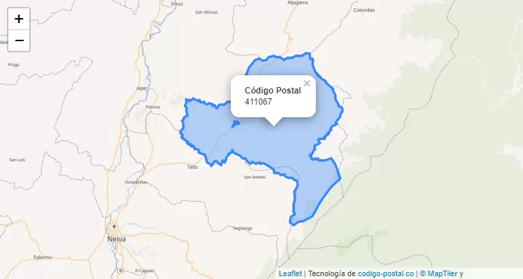 ZIP Code Neighborhood Filoseco, Baraya