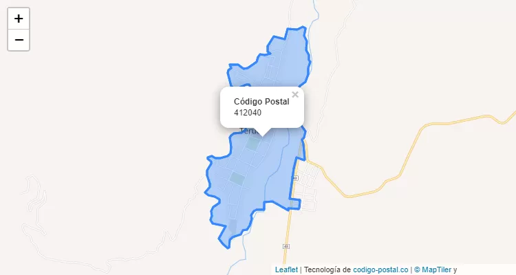 ZIP Code Neighborhood La Cañada, Teruel