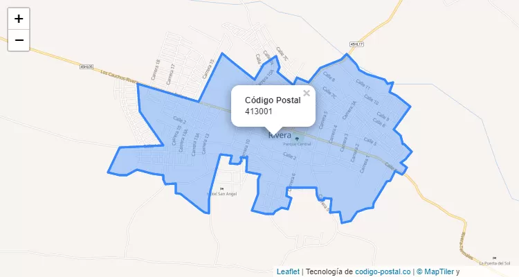 Código Postal 413001 en Colombia