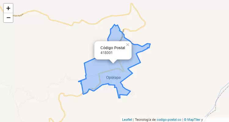 Código Postal 418001 en Colombia