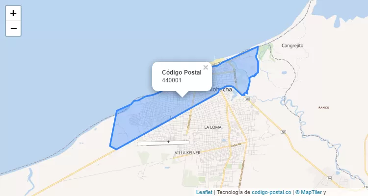 440001 ZIP Code in Colombia
