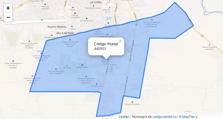 440003 ZIP Code in Colombia